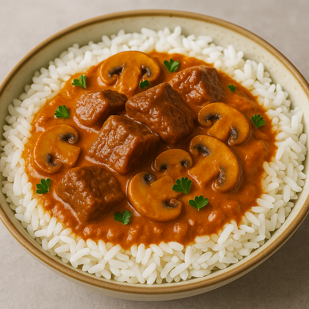 Beef Stroganoff